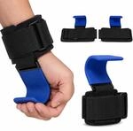 Relaxdays Zughilfen Krafttraining, 2er Set, Mit Haken, Klettverschluss, Neopren,