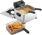 Vevor Gewerbliche Elektrische Fritteuse 5,2 L &Ouml;lkapazit&auml;t 2500 W Edelstahl,