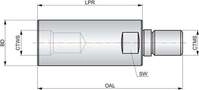 Fr&auml;seraufnahme Iso At.m16-iha.m12.040 Grundk&ouml;rper-d. 29mm Pramet