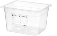 Gastronorm-beh&auml;lter 1/2, Gn 1/2, 6,5l, Transparent, 325x265x(h)100mm - Hendi
