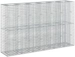 Gabionen-hochbeet 3 Stk. 250 X 50 X 150 Cm Verzinkter Stahl Vidaxl