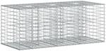 Vidaxl Gabion Raised Bed 140 X 60 X 55 Cm Galvanised Steel Silver