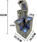 K&ouml;hko Gartenbrunnen &bdquo;ballerina&ldquo;, Brunnen Mit 4 Leds Mit Leds, Stufige Wasserfall