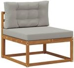 Vidaxl Outdoor Middle Sofa Natural