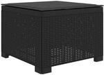 Vidaxl 1-seater Garden Sofa With Cushion Rattan Look Pp Anthracite