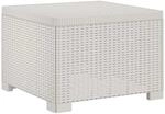 Vidaxl 1-seater Garden Sofa Rattan Look Pp White