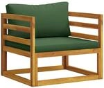 Sofa-element Mit Kissen Massivholz Akazie Natur Vidaxl