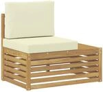 Ecksofa-einheiten F&uuml;r Drau&szlig;en Wei&szlig; Und Creme 91 X 63 X 73 Cm Vidaxl