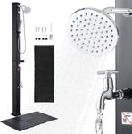 Vevor Solardusche 40 L, Gartendusche 2290 Mm, Au&szlig;endusche, Inkl. Bodenplatte-set,