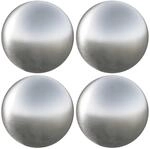 Geb&uuml;rsteter Ball 4 Stk. &Oslash; 10 Cm Silber Edelstahl 201 Vidaxl