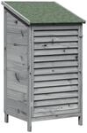 Vidaxl Garden Shed Grey 59.5 X 56 X 113.5 Cm Solid Fir Wood