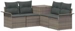 Sofa Set 5 Stk. Grau Und Dunkelgrau 187,5 X 187,5 X 85 Cm Vidaxl