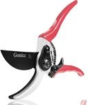 Gartenschere Bypass Sk5 Stahl Teflonbeschichtet Ergonomisch Rot
