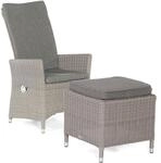 Sonnenpartner Garten-sessel Solares Mit Fu&szlig;hocker Aluminium/polyrattan...