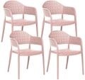 Set Mit 4 St&uuml;hlen Narino Rosa