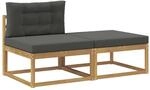 2 St&uuml;ck Outdoor-fu&szlig;hocker Polyester Wei&szlig; Vidaxl