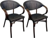2er Set Bistrostuhl Sorva Coffee