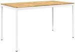 Gartenbar-tisch Wei&szlig; 196 X 100,5 X 105 Cm Massivholz Akazie Vidaxl