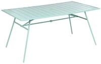 Gartentisch Terenzo 160 Cm 90 Cm Metall Mintgr&uuml;n