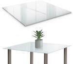 Tischplatte Glas - Quadratisch - Milchglas - Glasplatte - Aus Hartglas - Geh&auml;rtetes