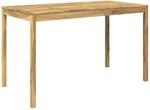 Gartenbar-tisch Wei&szlig; Gewaschen 180 X 88,5 X 105 Cm Vidaxl