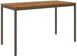 Gartenbar-tisch Naarden Natur Und Kaffee 180 X 88,5 X 105 Cm Vidaxl