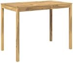 Gartenbar-tisch Wei&szlig; Gewaschen 141 X 80,5 X 105 Cm Vidaxl