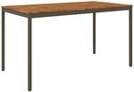 Gartenbar-tisch Natur Und Kaffee 196 X 100,5 X 105 Cm Vidaxl