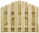 Vidaxl - Gartentor Impr&auml;gniertes Kiefernholz 100x75 Cm 178724