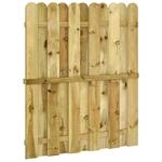 Gartentor 100 X 125 Cm Massives Kiefernholz Gr&uuml;n Vidaxl
