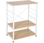 K&uuml;chenregal Standregal Mikrowellenhalter B&auml;cker Regal Metallregal Aus Holz Und
