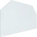 Feuerstelle Glasplatte Transparent 100 X 60 Cm Glas Vidaxl