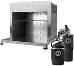 Beefer Twin Pro De/at 20 Ngh Erdgas Ohne Trennwand 800&deg;c Oberhitzegrill Mit