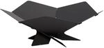 Feuerstelle Schwarz 53 X 53 X 18,5 Cm Stahl Vidaxl