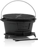 Gusseisen Grilltopf Mit Grillrost 43 X 42 X 21,5 Cm Hibachi Style - Bbq-toro