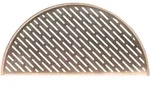 Kamado Joe Halbrunde Platte Edelstahl 45,7x22,8 Cm