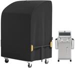 Wetterfeste Gasgrill Abdeckhaube 420d F&uuml;r 2-brenner Grills Mit Seitenablage