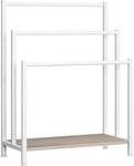 Freistehender Handtuchst&auml;nder Mit 3 Stangen, Platzsparend, Industrielles Design,