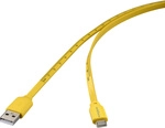 Renkforce Usb-kabel Usb 2.0 Usb-c&reg; Stecker, Usb-a Stecker 1.00 M Gelb...