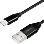Usb-usb-c Lade-/synchronisierungskabel Usb 2.0 15 W 0,3 M Textil