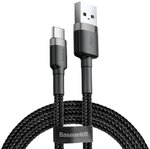 Baseus Cafule Typ-c Kabel 300cm Grau/schwarz