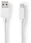 Nedis - Usb Kabel Usb 32 Gen 2 Usb A Stecker Usb C Stecker 60 W 10 Gbps Vernickelt