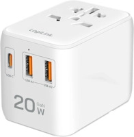 Logilink 20w Pd Usb-ladeger&auml;t Reiseadapter 4 Usb-c/a-anschl&uuml;sse 200 L&auml;nder