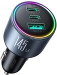 Joyroom Jr-ccn07 145w Kfz-ladeger&auml;t 2xusb-c + Usb-a + 100w Usb-c-kabel &ndash;
