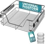 Casaria&reg; Teleskopschublade Ausziehbare Schublade K&uuml;che 30-60cm 20kg Belastbar
