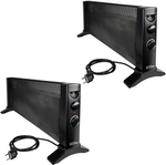 G&uuml;de 2x Konvektionsheizger&auml;t Gkh 1200 Mica Heizung 1200 W Heizleistung 15...