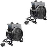 G&uuml;de 2x Keramik Heizl&uuml;fter Gh 2000 K Hei&szlig;luftgebl&auml;se 2000 W Heizleistung ...
