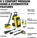 K&auml;rcher Hochdruckreiniger K5 K5 Comfort Premium Home & Ecobooster