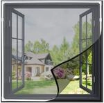 Magnetisches Fliegengitter F&uuml;r Fenster 150x130 Cm, Zuschneidbar, Wei&szlig;