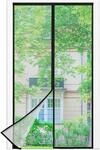 Fliegengitter Balkont&uuml;r 80x220cm, Magnetverschluss, Ohne Bohren, Insektenschutz